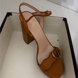 Gucci Women's Brown Heeled Sandals